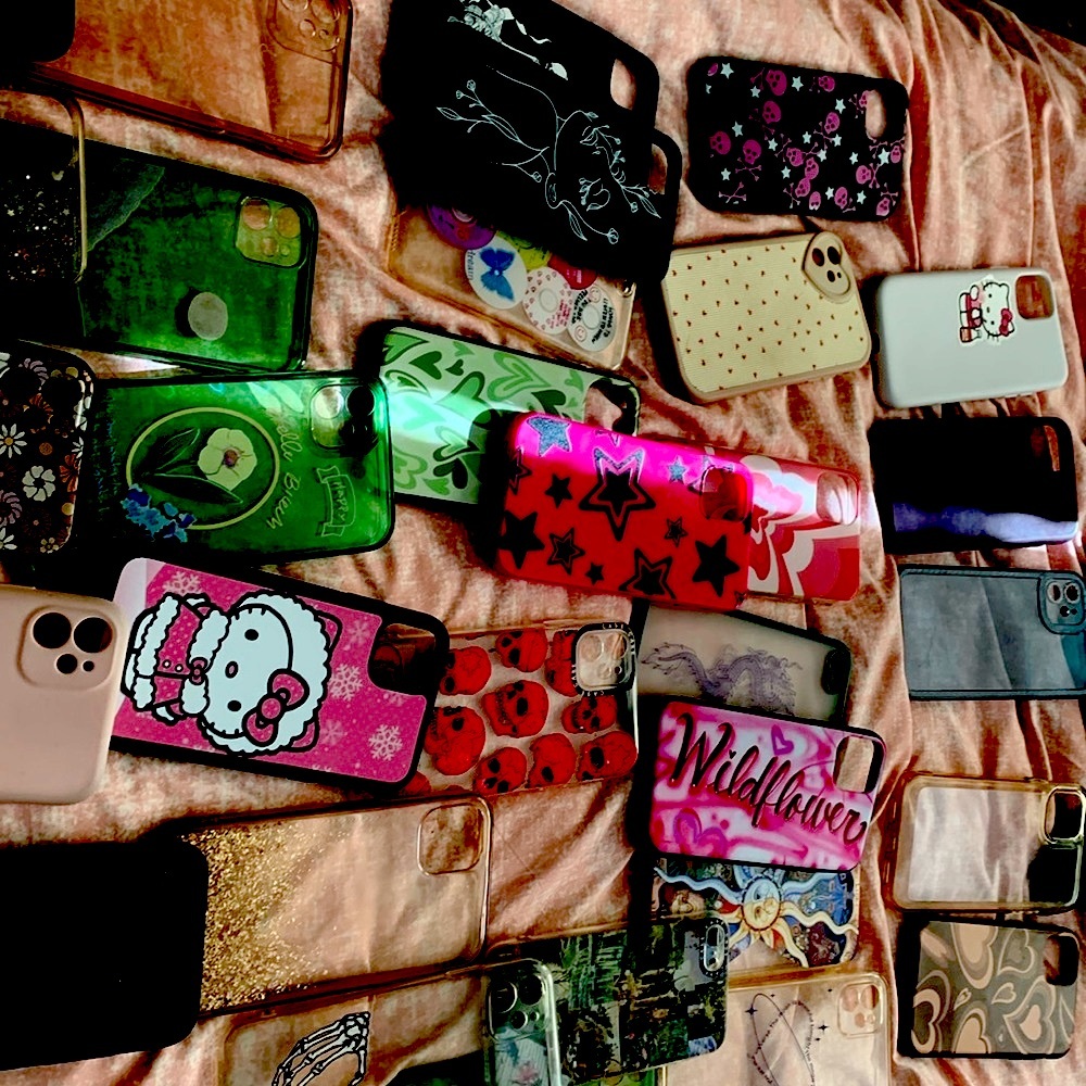 34 phone cases.
